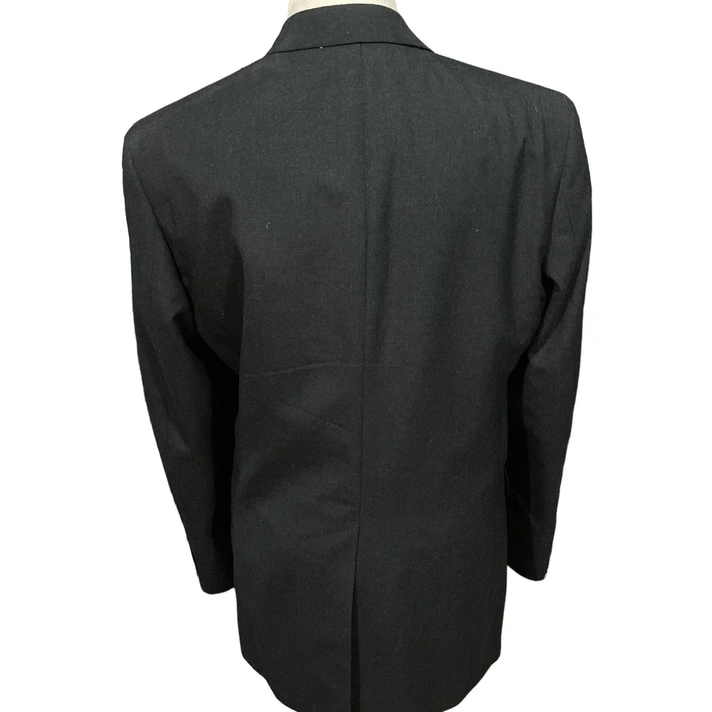 Cricketeer Men's‎ Sport Coat Blazer Dark Charcoal 100% Wool Sz 40